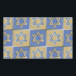 Judaica Star Of David Metal Gold Blue Sticker<br><div class="desc">You are viewing The Lee Hiller Design Collection. Apparel,  Gifts & Collectibles  Lee Hiller Photography or Digital Art Collection. You can view her Nature photography at http://HikeOurPlanet.com/ and follow her hiking blog within Hot Springs National Park.</div>