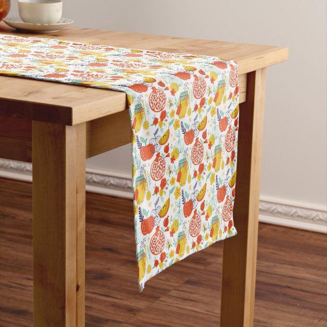 Judaica Table Runner - Jewish Holidays -  Gifts  (In Situ)