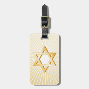Judaism Symbol Luggage Tag