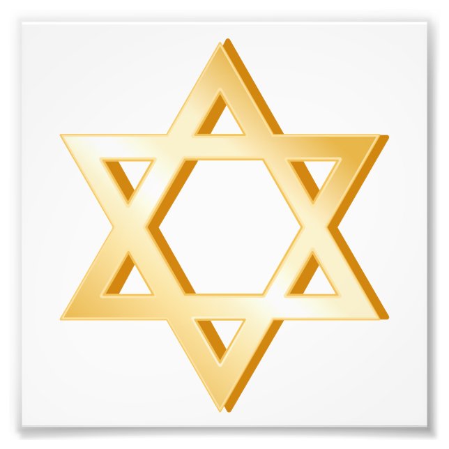Judaism Symbol Photo Print (Front)