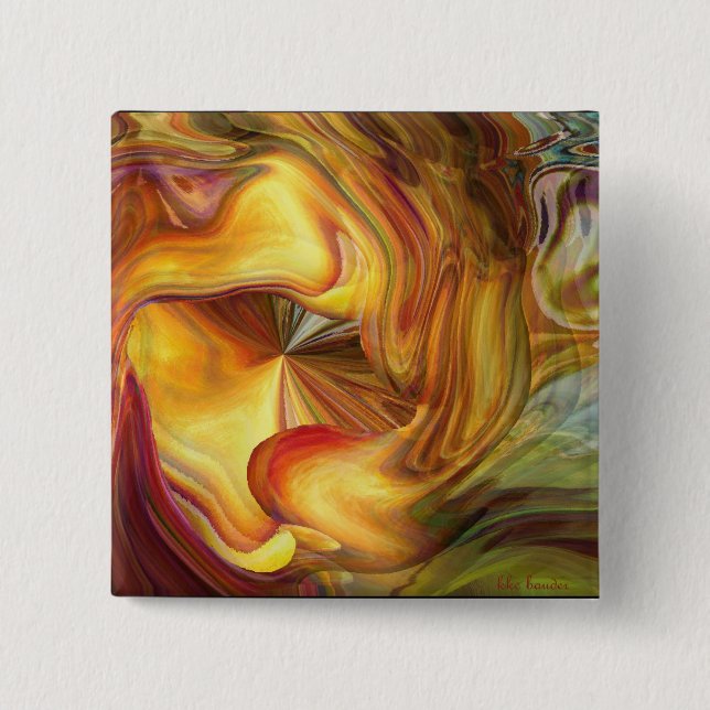 Judas 2 Inch Square Button (Front)