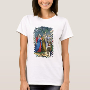 Judas Betrays his Master, from a bible printed by T-Shirt