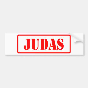 Judas Bumper Sticker
