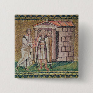 Judas Repents, Scenes from the Life of Christ 2 Inch Square Button