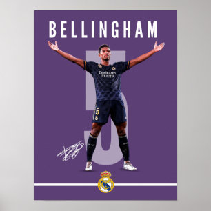 Jude Bellingham Poster imprimable - Poster de foot