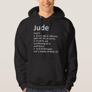 JUDE Definition Personalized Name Funny Birthday G Hoodie