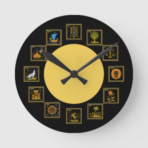Judée 12 Tribus d'Israël Horloge