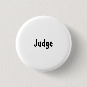 Judge 1 Inch Round Button