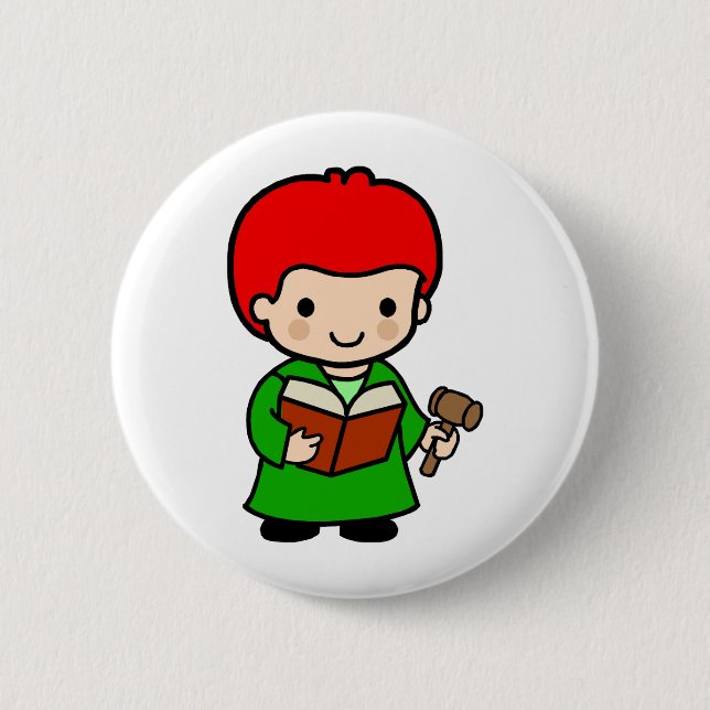 Judge 2 inch round button (Front)