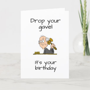 **JUDGE** CELEBRATES " HIS BIRTHDAY" CARD