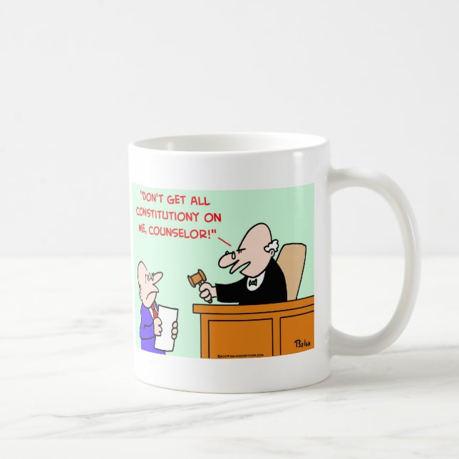 judge constitution coffee mug (Right)
