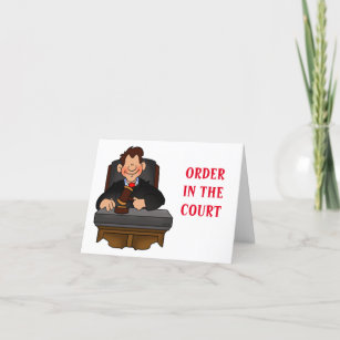 JUDGE DECLAIRS A "HAPPY HOLIDAY" IS IN "ORDER" HOL HOLIDAY CARD