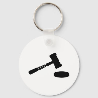 Judge hammer keychain