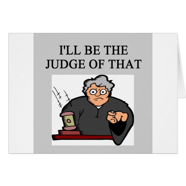 JUDGE joke (Front Horizontal)