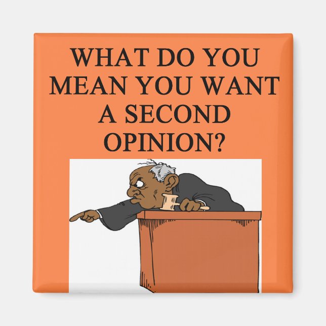JUDGE joke Magnet (Front)