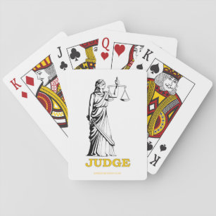 JUDGE PLAYING CARDS