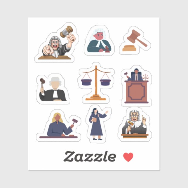 Judge Stickers (Sheet)
