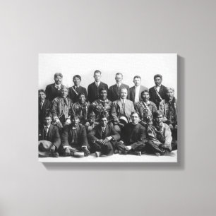 Judge Wickersham and Indian Chiefs Council Canvas Print