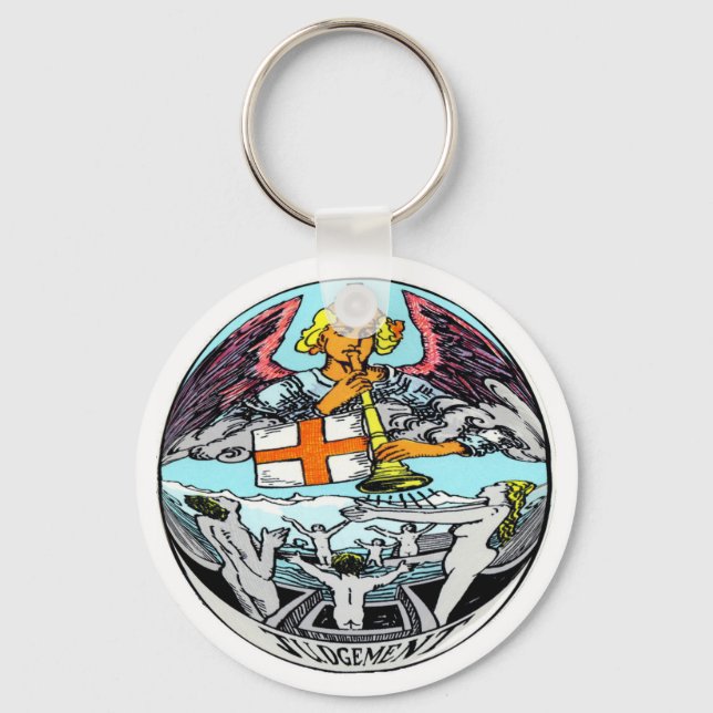 Judgement Tarot Card Keychain (Front)