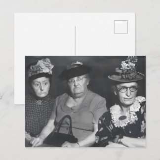 Judgemental  postcard