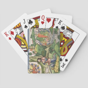 Judges 6 36 Gideon puts out the fleece, from the ' Playing Cards