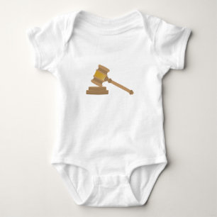 Judges Gavel Baby Bodysuit