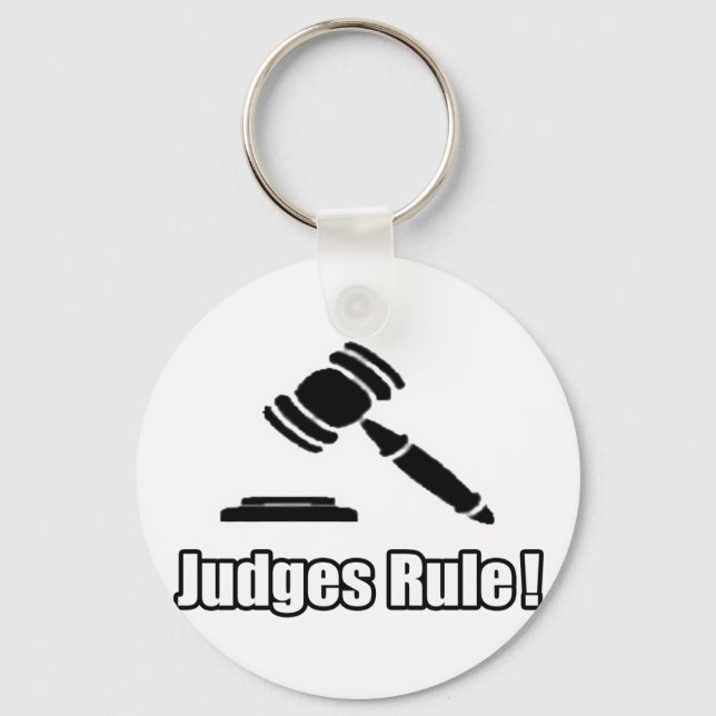 Judges Rule! Keychain (Front)