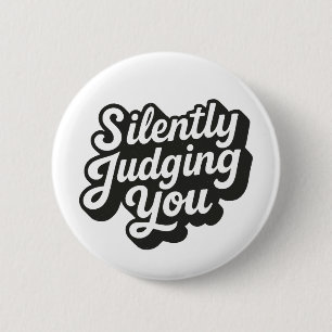 Judging 2 Inch Round Button