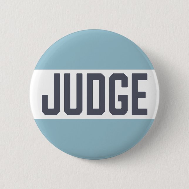 Judging Contest Modern Judge 2 Inch Round Button (Front)