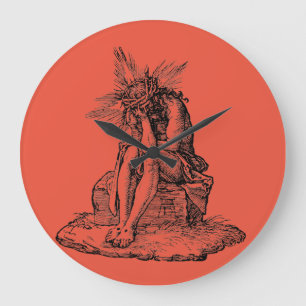 Judgment of Jesus Christ Large Clock