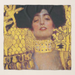 Judith (Lady in Gold), Gustav Klimt Scarf<br><div class="desc">Gustav Klimt (July 14, 1862 – February 6, 1918) was an Austrian symbolist painter and one of the most prominent members of the Vienna Secession movement. Klimt is noted for his paintings, murals, sketches, and other objets d'art. In addition to his figurative works, which include allegories and portraits, he painted...</div>