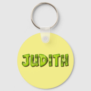 Judith Name Kiwi Design Key Fans Keychain