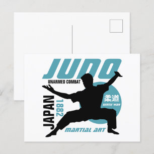 Judo 1882 postcard