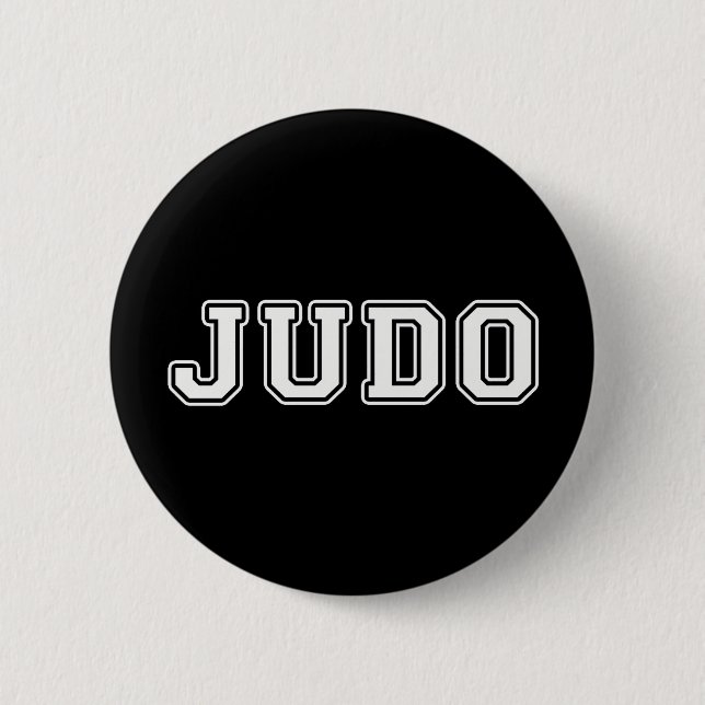Judo 2 Inch Round Button (Front)