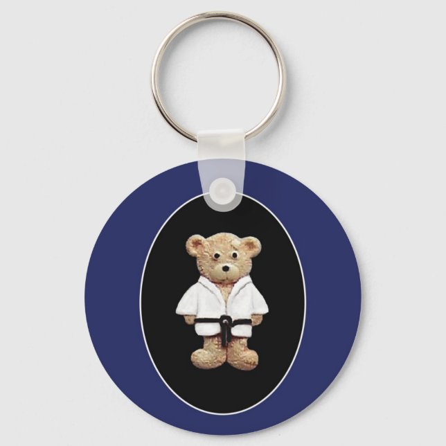 Judo Black Belt Keychain (Front)