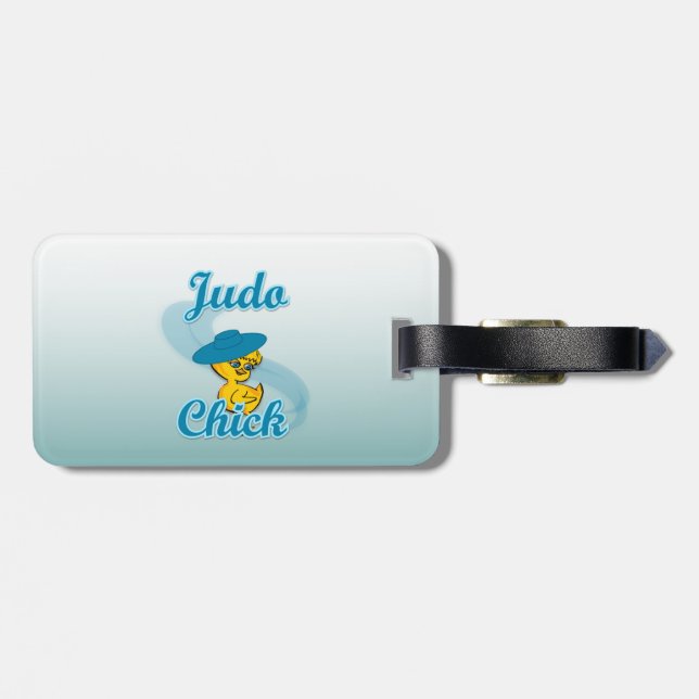 Judo Chick #3 Luggage Tag (Back Horizontal)