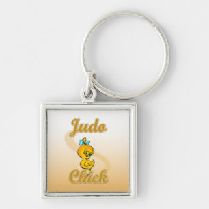 Judo Chick Keychain