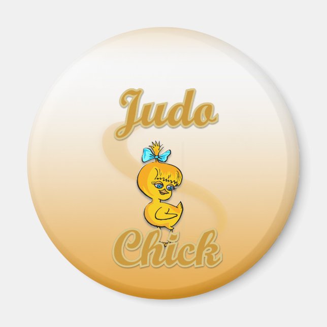 Judo Chick Magnet (Front)