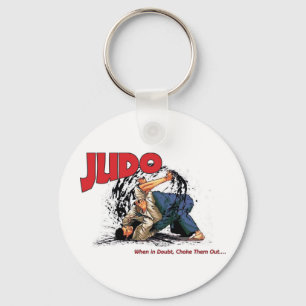 Judo Choke Out Keychain