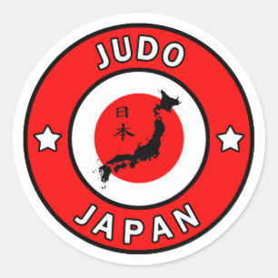 Judo Classic Round Sticker