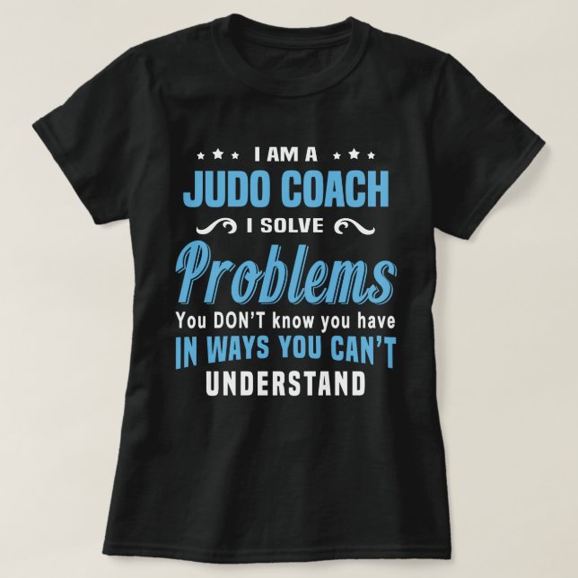 Judo Coach T-Shirt (Design Front)