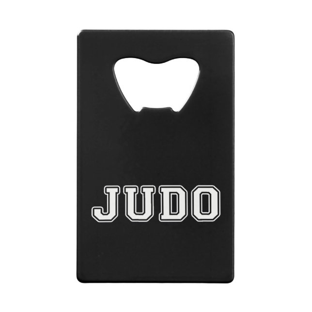 Judo Credit Card Bottle Opener (Front)