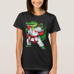 Judo Crocodile Nature Kickboxing Taekwondo Martial T-Shirt