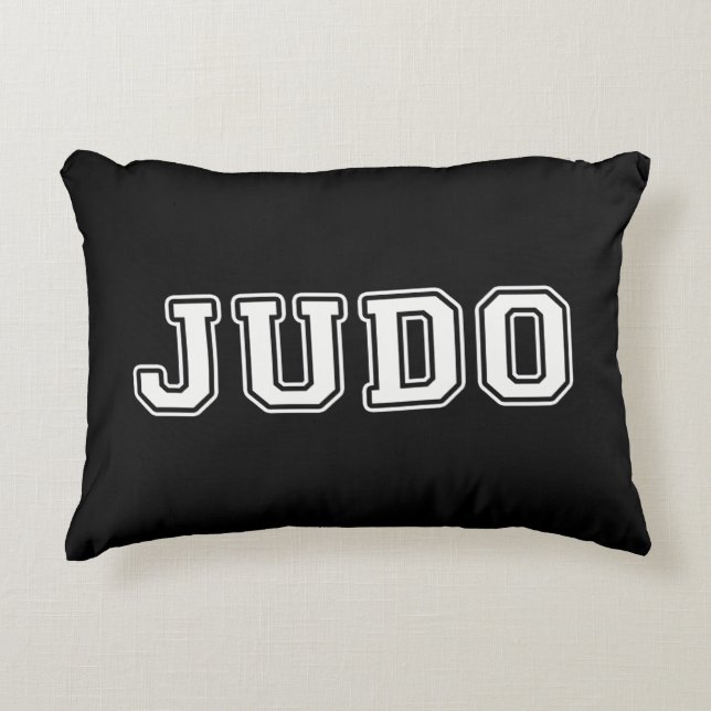 Judo Decorative Pillow (Front)