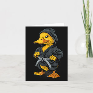 Judo Duck MMA Taekwondo Duck Martial Arts Kung Fu Card