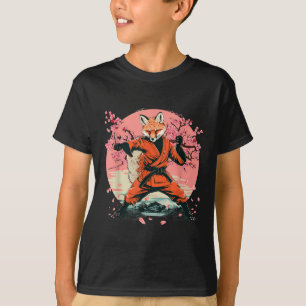 Judo Fox Nature Kickboxing Taekwondo Martial Arts T-Shirt