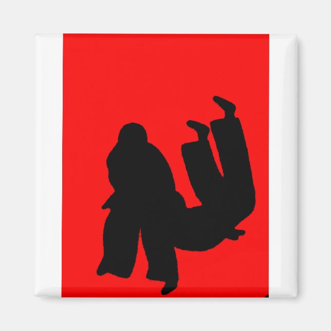 Judo gift present magnet (Front)