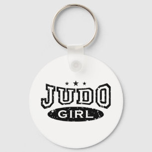 Judo Girl Keychain