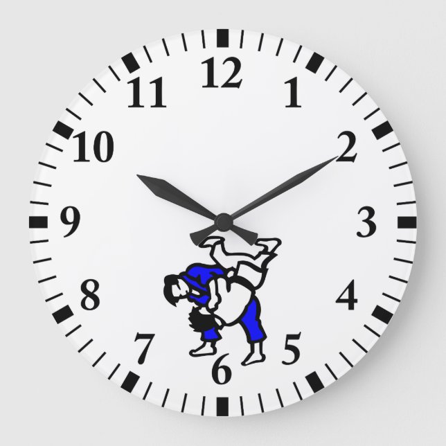 Judo Large Clock (Front)