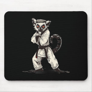 Judo Lemur Nature Kickboxing Taekwondo Martial Art Mouse Pad